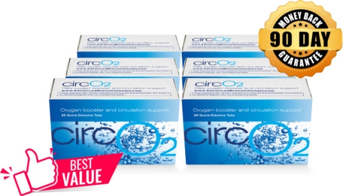 CircO2 Ingredients and Benefits — L-Citrulline Beet Root Powder Hawthorn Berry Extract Vitamin C Vitamin B12 Sodium Nitrite